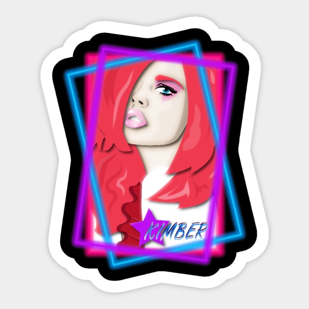 Kimber Glam Glow Sticker by G9Design